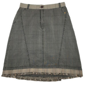 SOLOLA Brown Plaid  Skirt size 38